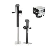2X Ausdrehstütze klappbar 800kg Abstellstütze 530-900mm Stützfuß Anhänger