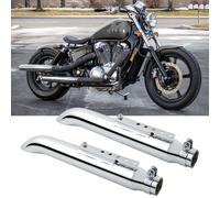2x Auspuff Endtopf Schalldämpfer Für Honda Shadow 1100 VT1100 Spirit VT1100C2