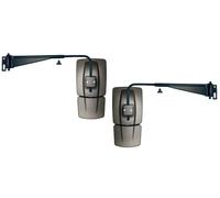 2x Außenspiegel Traktorspiegel Spiegelarm New Holland Steyr MF konvex 2tlg E20