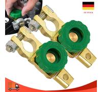 2x Auto Batterie Trenner Unterbrecher Boot KFZ Haupt Trenn Schalter Pol Klemme