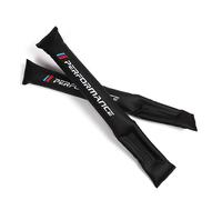 2x Auto Car Universal Autositz Lücke Lückenfüller Pad PU Leder Für BMW Schwarz