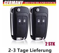 2X Auto Ersatz Klappschlüssel Gehäuse für Opel Astra J Corsa E Meriva B Insignia