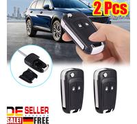 2X Auto Ersatz Klappschlüssel Gehäuse für Opel Astra J Corsa E Meriva B Insignia