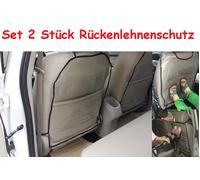 2x Auto Rücksitzschoner universal Rückenlehnenschutz Kindersitzunterlage