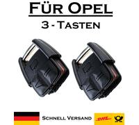 2x Autoschlüssel Gehäuse für Opel - Ersatz 3 Tasten PKW Fernbedienung KS12A