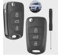 2x Autoschlüssel Gehäuse Hyundai i10 i20 i30 ix35 Elantra Kia Cee'd Picanto