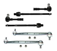 2x Axialgelenk 2x Spurstangenkopf 2x Koppelstange Vorderachse für Opel Astra G Zafira A für TRW-Lenkung