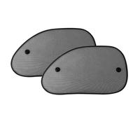 2x Baby Car Window SunShades Stoppers Black Mesh Blinds Visor-Shields Cover