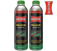 2x Ballistol Balsin Schaftöl rotbraun Schaftpflege Holzpflege Schutz 23070 500ml