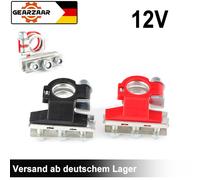 2x Batterieklemmen 3-fach Steckverbinder Auto PKW Batterie Polklemmen Klemme 12V