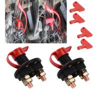 12V 300A Batterie Hauptschalter Trennschalter 2 Schlüssel Lastschalter Boot KFZ