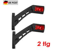 2x Begrenzungsleuchten Positionsleuchten Anhänger Gelb Rot Weiß LED LKW 12V-24V