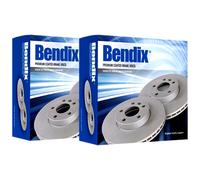 2x BENDIX Braking BDS1446HC High Carbon Bremsscheibe 330mm für MERCEDES
