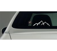 2x Berge Silhouette Wandern Camping Aufkleber Autos Fenster Ipad Macbook Laptop