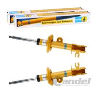 2X BILSTEIN GASDRUCK STOßDÄMPFER VORNE LI+RE passend für FIAT 500X JEEP RENEGADE