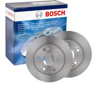 2X BOSCH BREMSSCHEIBEN Ø260mm HINTEN PASSEND FÜR HONDA CIVIC