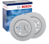 2X BOSCH BREMSSCHEIBEN Ø268mm HINTEN PASSEND FÜR FORD GALAXY SEAT ALHAMBRA VW