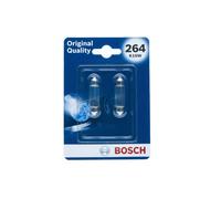 2x BOSCH C10W Birnen 12V 10W Halogen Autolampe Glühlampe 3000K SV8.5-8 E-Prüf