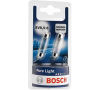 2x Bosch C10W SV8,5-8 Soffitte 41mm Kennzeichen für BMW Audi VW Skoda Seat Opel