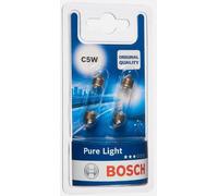 2x Bosch C5W SV8,5-8 Soffitte Kennzeichen für BMW Audi VW Skoda Seat Ford Opel