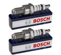 2x BOSCH Zündkerze Super 4 für VW Golf I Cabriolet 155 1.8 BMW 3er E30 320i