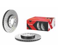2x BREMBO Bremsscheibe 09.7629.1X für OPEL CHEVROLET