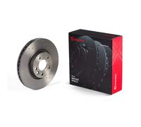 2x BREMBO Bremsscheibe gelocht/innenbel. Ø300mm für Volvo V60 155 157 V70 III