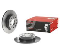 Bremsscheibe BREMBO 08.9502.11, hinten, voll, 1 Stück