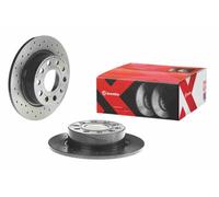 2x BREMBO Bremsscheibe XTRA LINE - Xtra 08.9502.1X für AUDI A3 VW SEAT GOLF LEON