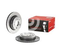 2X BREMBO BREMSSCHEIBEN 276mm GESCHLITZT INNENBELÜFTET HINTEN PASSEND FÜR BMW 3