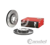 2X BREMBO BREMSSCHEIBEN 278mm INNENBELÜFTET VORNE PASSEND FÜR FORD B-MAX FIESTA