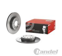 2X BREMBO BREMSSCHEIBEN 278mm VOLL HINTEN PASSEND FÜR CADILLAC BLS OPEL SIGNUM