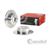 2X BREMBO BREMSSCHEIBEN 286mm VOLL HINTEN PASSEND FÜR OPEL VECTRA