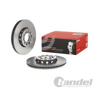 2X BREMBO BREMSSCHEIBEN 288mm INNENBELÜFTET VORNE PASSEND FÜR AUDI 100 A4 A6