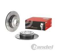 BREMBO Bremsscheibe MAX LINE hinten rechts links Geschlitzt 290mm für MERCEDES-BENZ 08.7211.76
