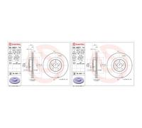 BREMBO Bremsscheibe COATED DISC LINE vorne rechts links belüftet 294mm für TOYOTA SUBARU 09.A921.11