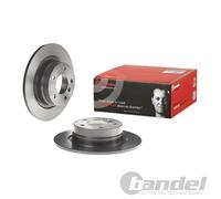 2X BREMBO BREMSSCHEIBEN 296mm VOLL HINTEN PASSEND FÜR BMW 1 3