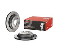 2X BREMBO BREMSSCHEIBEN 298mm GESCHLITZT INNENBELÜFTET HINTEN PASSEND FÜR