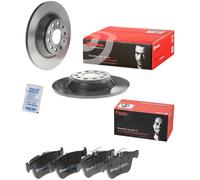 2x Brembo Bremsscheiben Ø300mm + Beläge Hinten passend für VW Passat B8 Golf 7