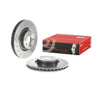2x Brembo Bremsscheiben 344mm Gelochtinnenbel. Vorne Passend Für Mercedes-benz Bremsscheibe: A.b.s.: 18344 Ashika: 60000558c Ate: 24013201681 Blue