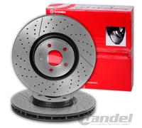 2x BREMBO Bremsscheibe COATED DISC LINE 09.B913.11