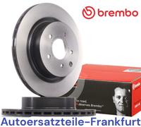 2X BREMBO Bremsscheiben HINTEN für NISSAN 350Z Coupe /Roadster Z33 3.5 + SKYLINE