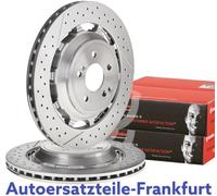 2x BREMBO Bremsscheiben HINTEN MERCEDES-BENZ AMG GT C190 C - S KLASSE W205 W222