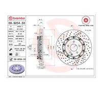 2x Brembo Scheibenbremse vorne 26192206