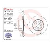 2x Brembo Scheibenbremse vorne 26192218