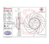 2x Brembo Scheibenbremse vorne 26200718