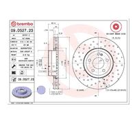 2x Brembo Scheibenbremse vorne 26201214