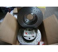 2x Brembo XTRA-Sportbremsscheiben gelocht Audi A4,Seat Exeo,VW Passat - vorne