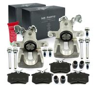 2x Bremssattel Bremsbeläge hinten für Renault Clio III Modus Grand Modus