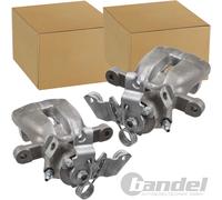 2x BREMSSATTEL mit HANDBREMSE HINTEN passend für OPEL ASTRA G H MERIVA A